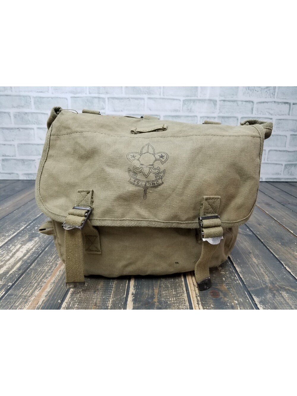 Vintage Boy Scouts of NIPPON 2WAYS BAGPACK Backpack Camping Hiking Military